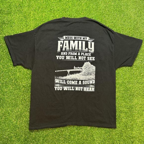 Other Other - 'Mess With My Family' Sniper Graphic Tee